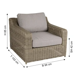 BRAFAB Gartensessel GLENDON