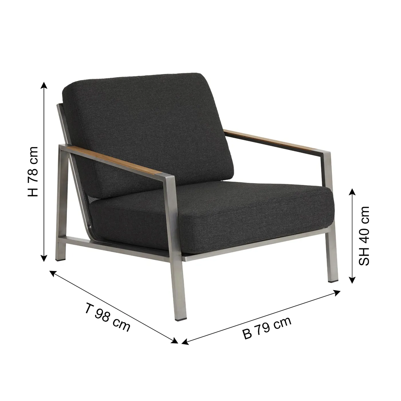 BRAFAB Gartensessel NAOS