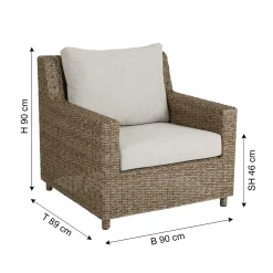 BRAFAB Gartensessel SANDKORN