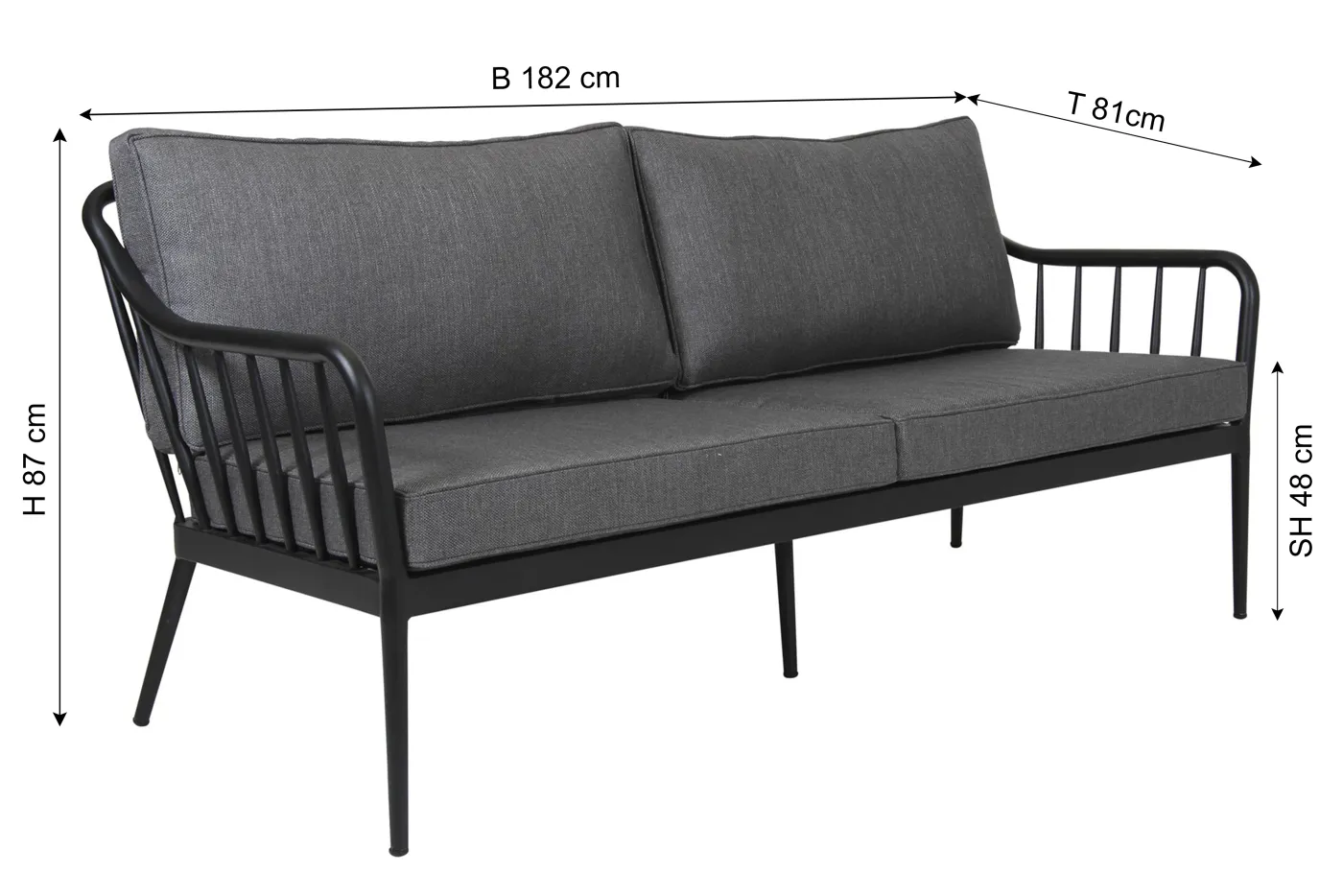 BRAFAB Gartensofa COLEVILLE
