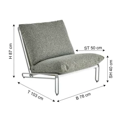 BRAFAB Gartenstuhl BLIXT