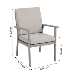 BRAFAB Gartenstuhl SAMVARO