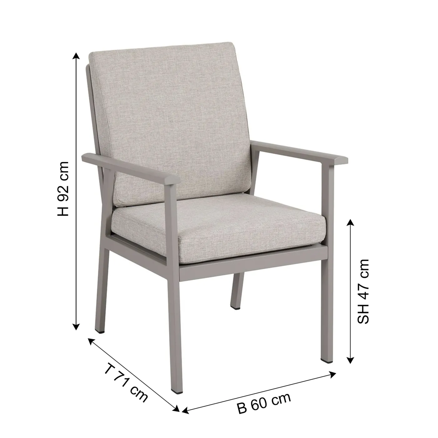 BRAFAB Gartenstuhl SAMVARO