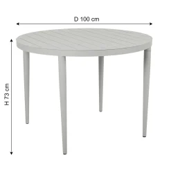 BRAFAB Gartentisch BIGBY