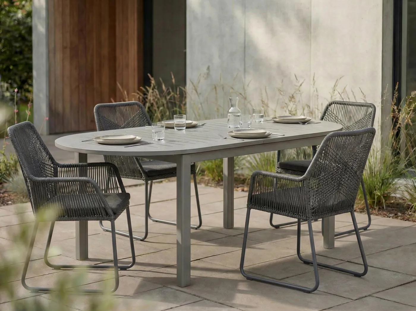 BRAFAB Gartentisch LOMMA ELIPSE