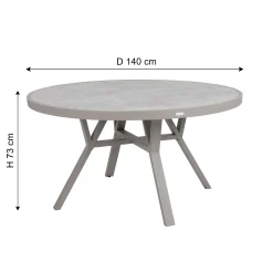 BRAFAB Gartentisch SAMVARO