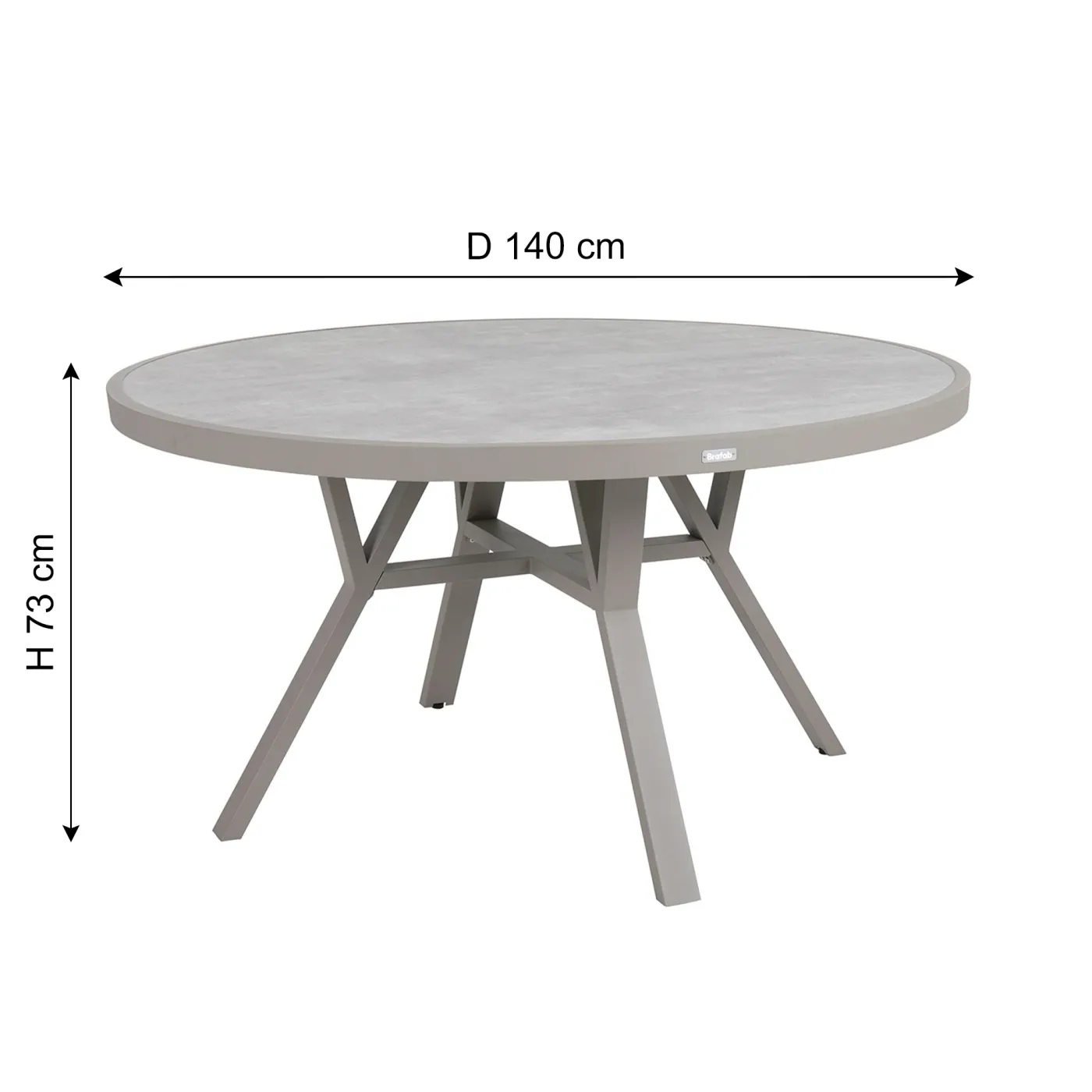 BRAFAB Gartentisch SAMVARO
