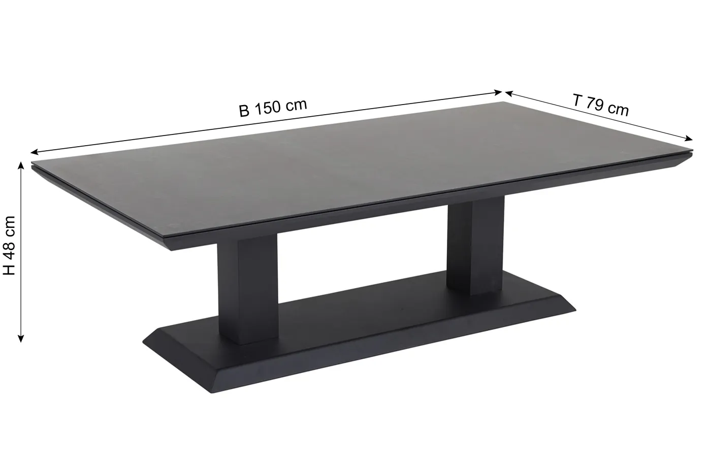 BRAFAB Loungetisch Outdoor HEIS