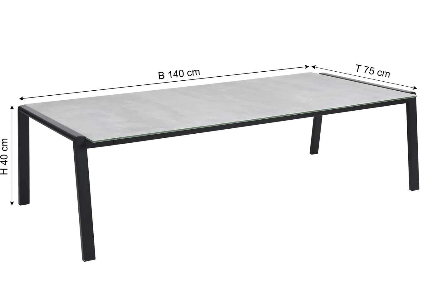 BRAFAB Loungetisch Outdoor LYRA