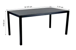 BRAFAB Loungetisch Outdoor RANA