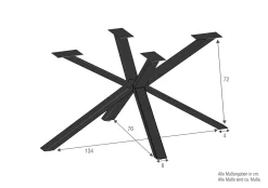 G+K Esstisch TI-0670
