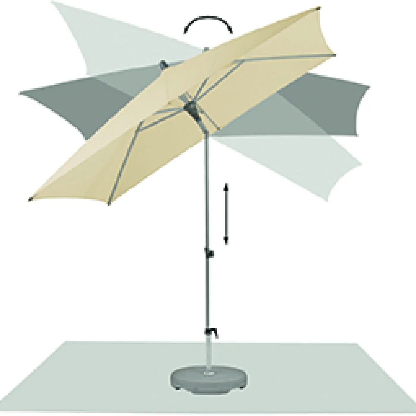 GLATZ Sonnenschirm ALU SMART