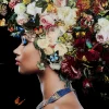 KARE Glasbild BUNCH OF FLOWERS