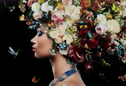 KARE Glasbild BUNCH OF FLOWERS