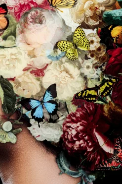 KARE Glasbild BUNCH OF FLOWERS