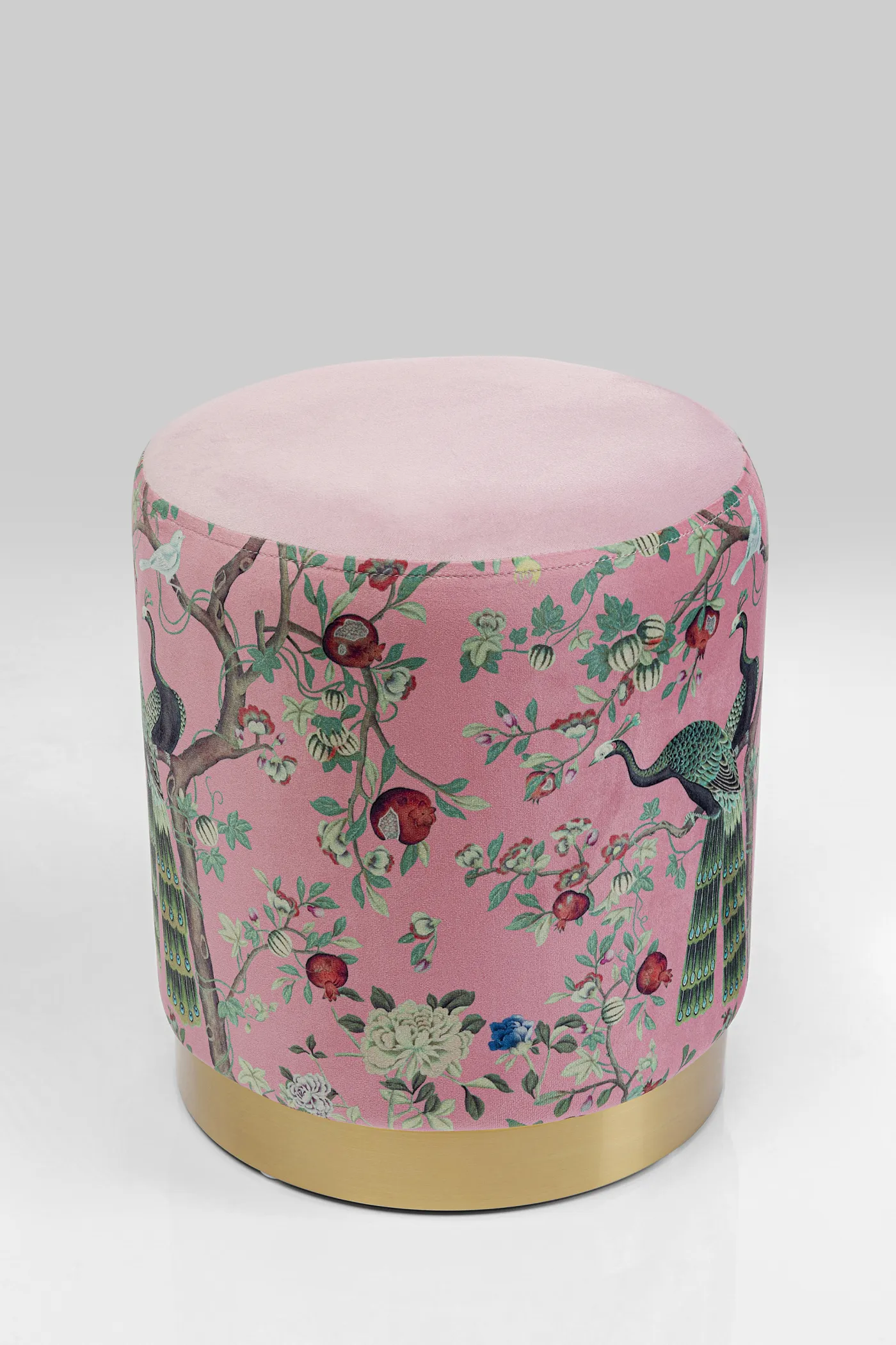 KARE Hocker CHERRY PEACOCK