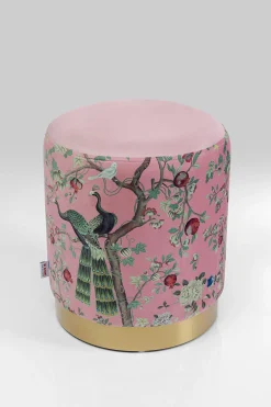 KARE Hocker CHERRY PEACOCK