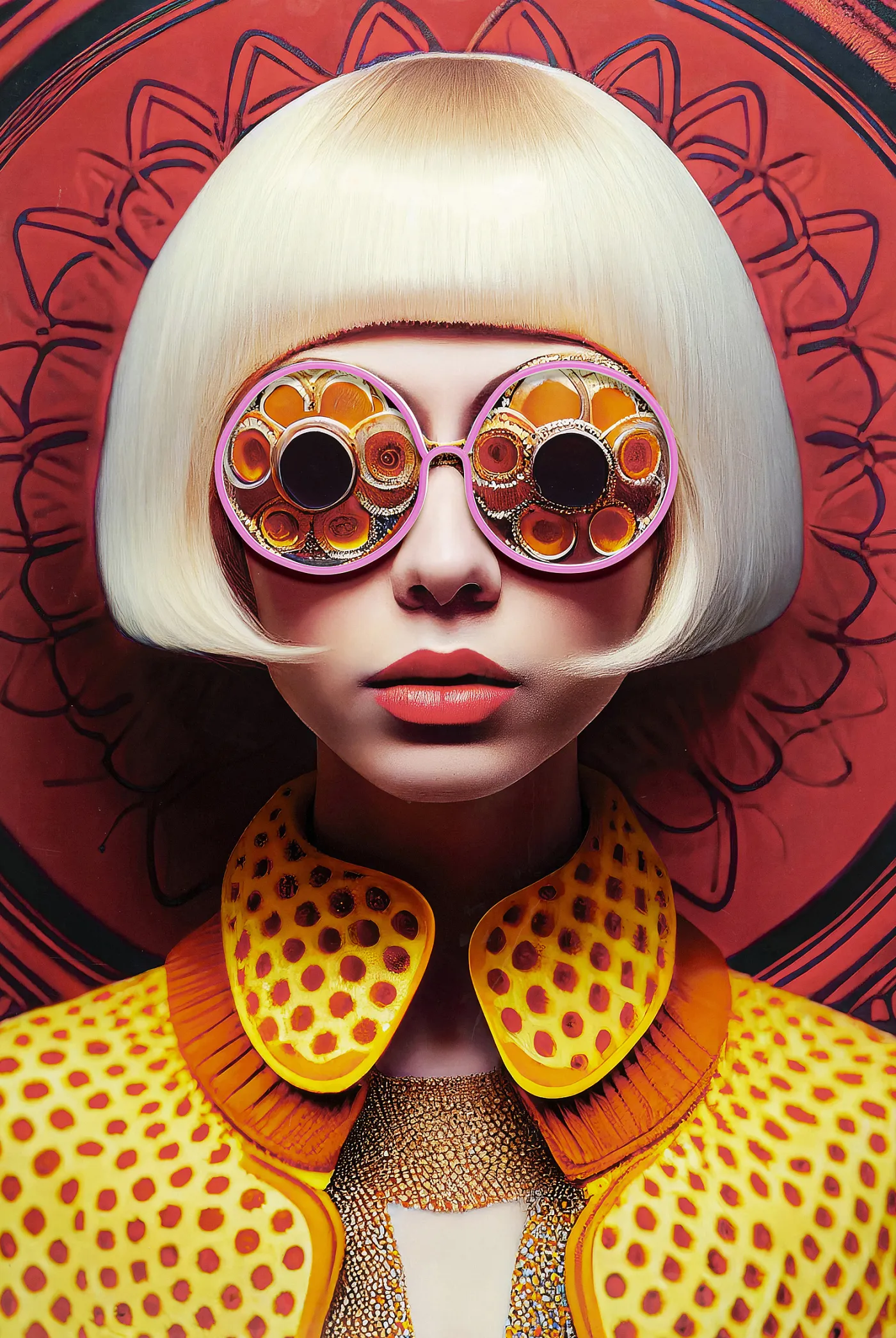 KARE LED-Bild FANCY BLONDE LADY