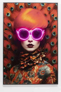 KARE LED-Bild FANCY RED LADY