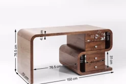 KARE Schreibtisch SOFT SNAKE