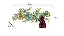 KARE Wandgarderobe JUNGLE PARTY COLORE