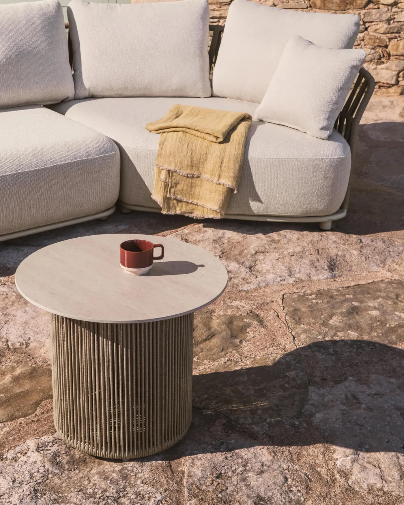 KAVE HOME Beistelltisch Outdoor OROSEI