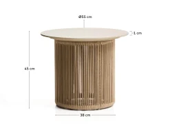 KAVE HOME Beistelltisch Outdoor OROSEI