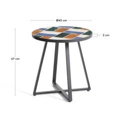 KAVE HOME Beistelltisch Outdoor TELLA