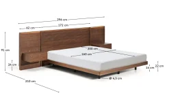 KAVE HOME Bett NORLEN