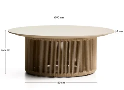 KAVE HOME Couchtisch Outdoor OROSEI