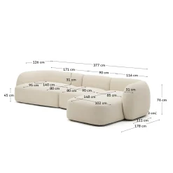 KAVE HOME Daybed MARTINA