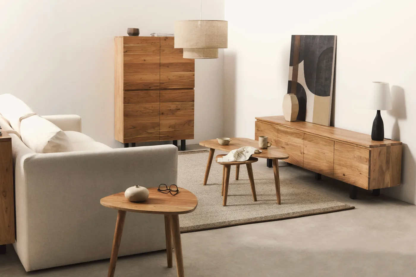 KAVE HOME 2er-Set Beistelltisch DUVANI