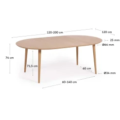 KAVE HOME Esstisch OQUI