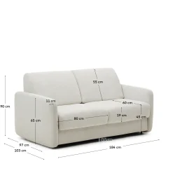 KAVE HOME Funktionssofa NUALA