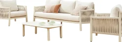 KAVE HOME Gartenlounge-Set ALERIA
