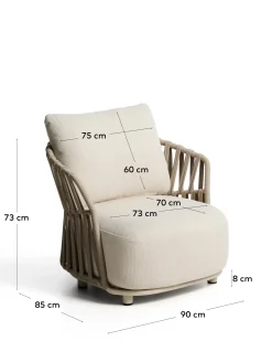 KAVE HOME Gartensessel OSANI