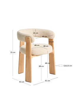 KAVE HOME Gartenstuhl GRANITE