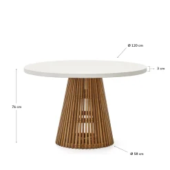 KAVE HOME Gartentisch ALCAUFAR