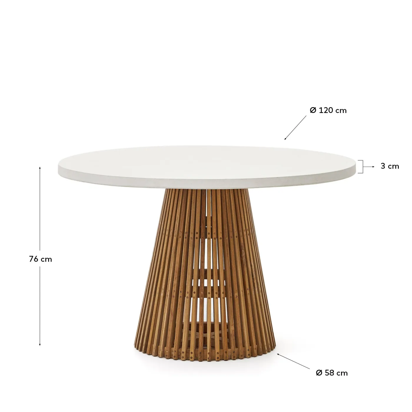 KAVE HOME Gartentisch ALCAUFAR