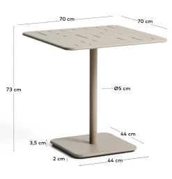 KAVE HOME Gartentisch BRAI
