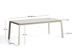 KAVE HOME Gartentisch BRELA