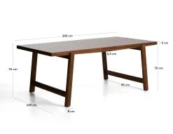 KAVE HOME Gartentisch ITANI