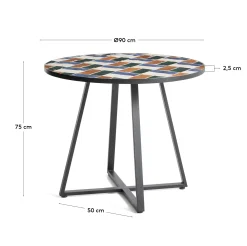 KAVE HOME Gartentisch TELLA