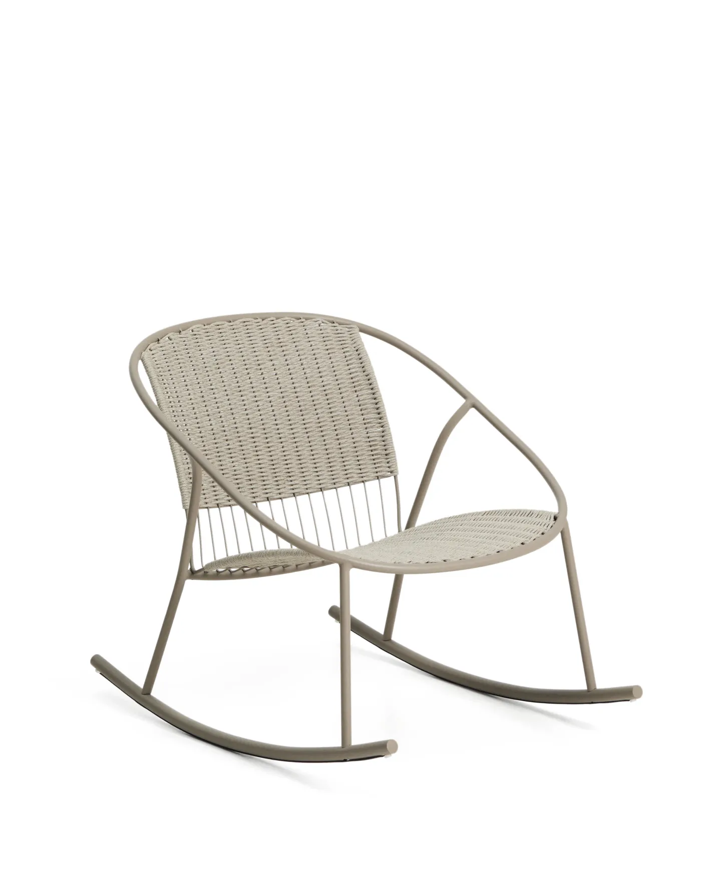 KAVE HOME Schaukelstuhl Outdoor ATRANI