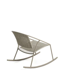 KAVE HOME Schaukelstuhl Outdoor ATRANI