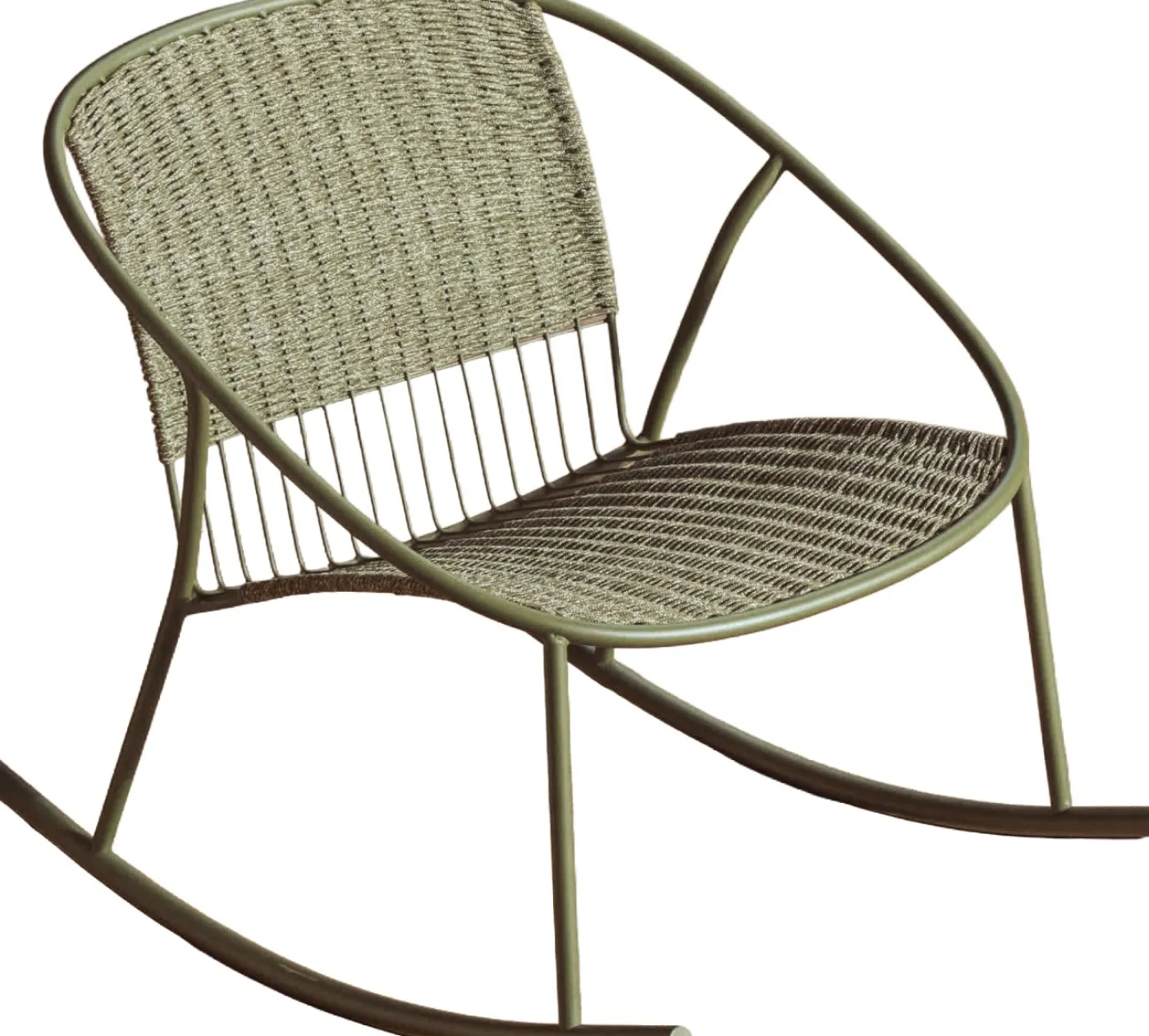 KAVE HOME Schaukelstuhl Outdoor ATRANI