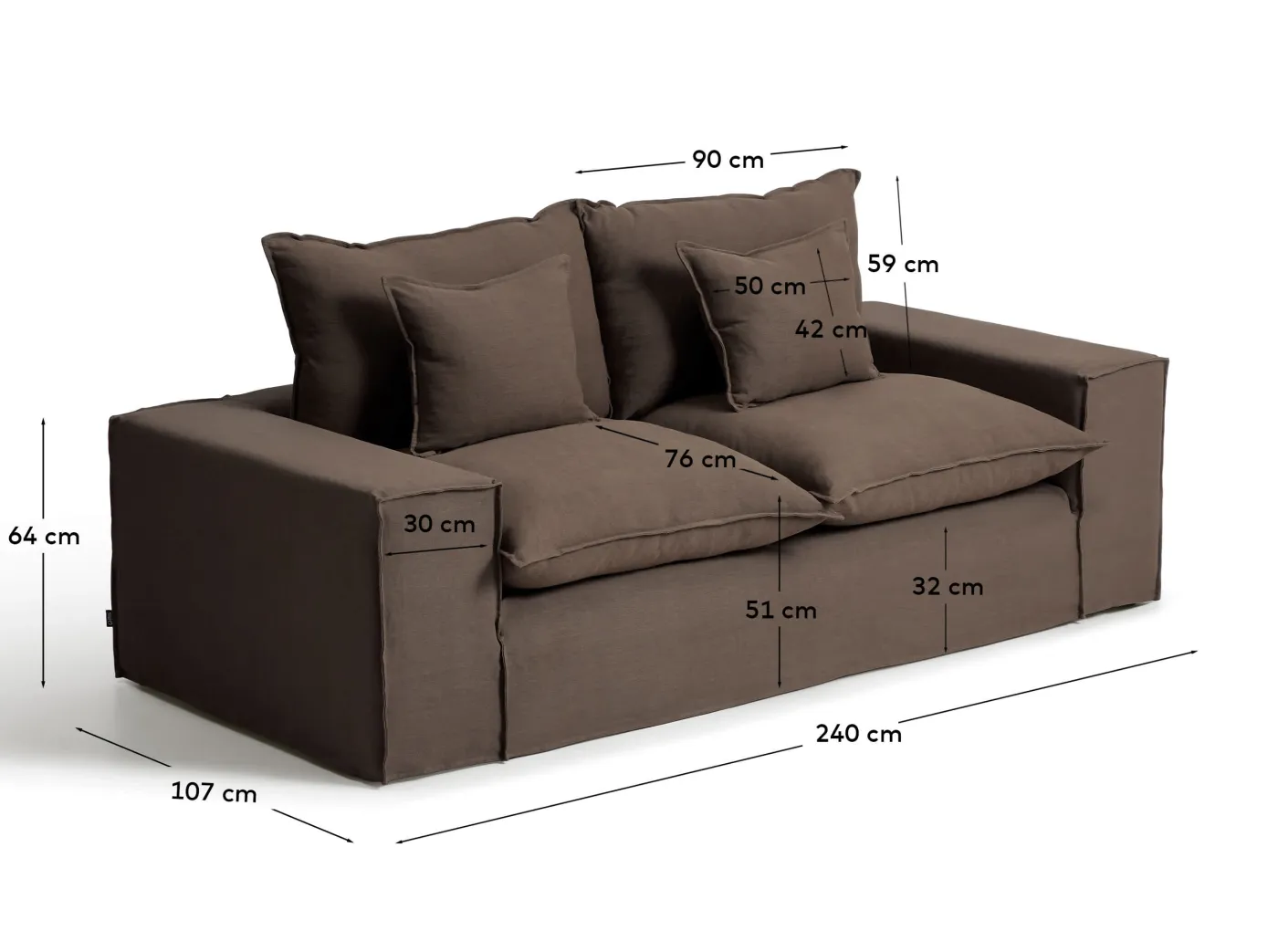 KAVE HOME Sofa ANARELA