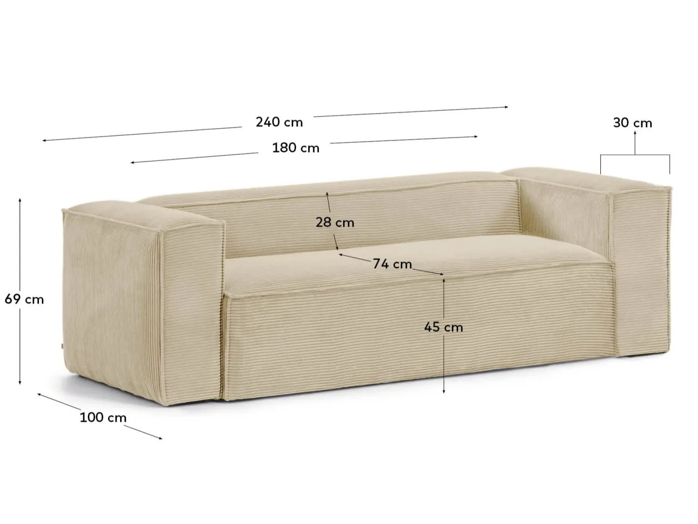 KAVE HOME Sofa BLOK
