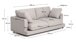 KAVE HOME Sofa GALA