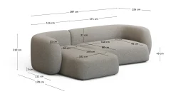 KAVE HOME Sofa MARTINA